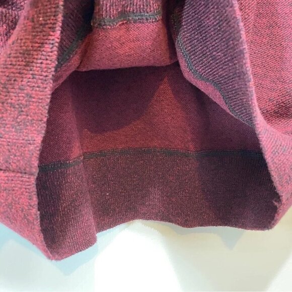 Robert Graham Men's XL Pullover 1/4 Zip Knit Burgundy Sweater - Picture 16 of 16